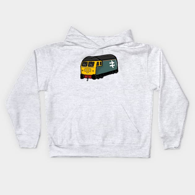 Diesel Train Kids Hoodie by Traintacular